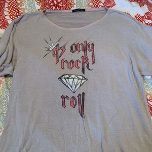 Wildfox rock and roll tee